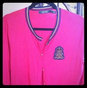 Lauren Ralph Lauren Button Up Cardigan